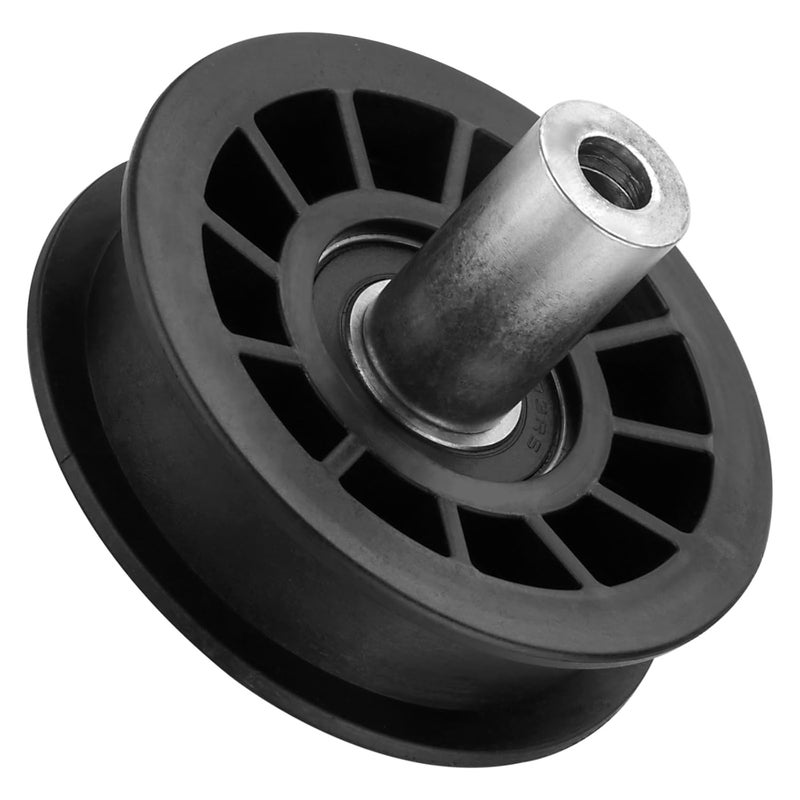 Bularie 179114 Flat Idler Pulley Replacement for Craftsman LT1000 Idler Pulley- Compatible with Hu sqvarna Po Ulan Pro AYP Riding Mower, Replace 532179114 12644 280-934, 1 Pack - Image 1